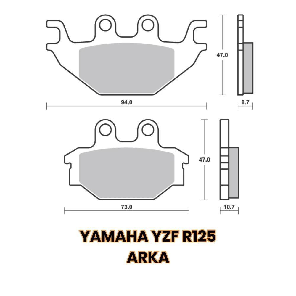 DİSK BALATA ARKA Yamaha R125 ARKA