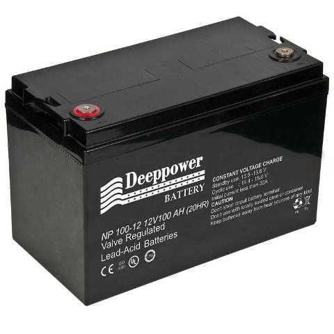 DP-12 V / 100 AH E Bikel 3 Teker AKÜ Deeppower
