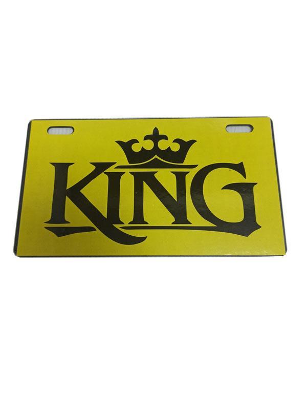 E BİKE PLAKA SARI KİNG