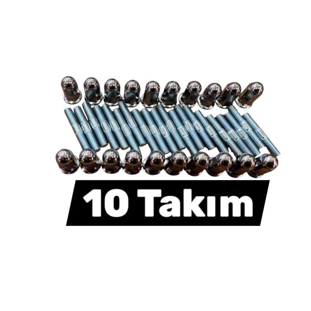 EGSOZ SAPLAMA VE SOMUN [TAKIM]  CG - 6 mm - 10 Set
