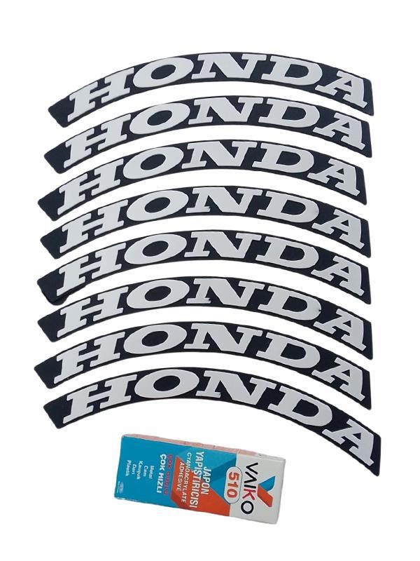 Lastik Yanak Yazısı HONDA#