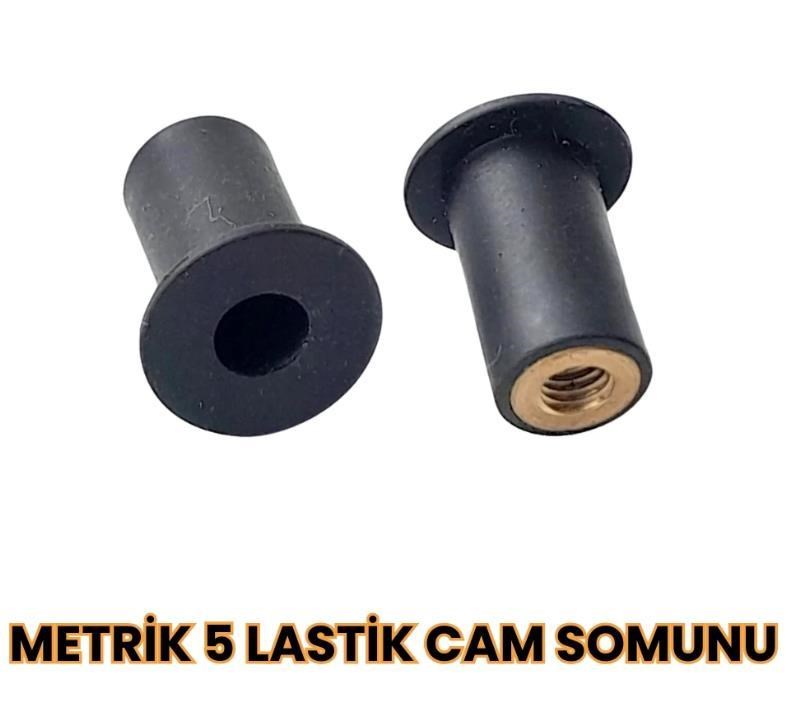 M5 CAM KAUÇUK SOMUN - adet