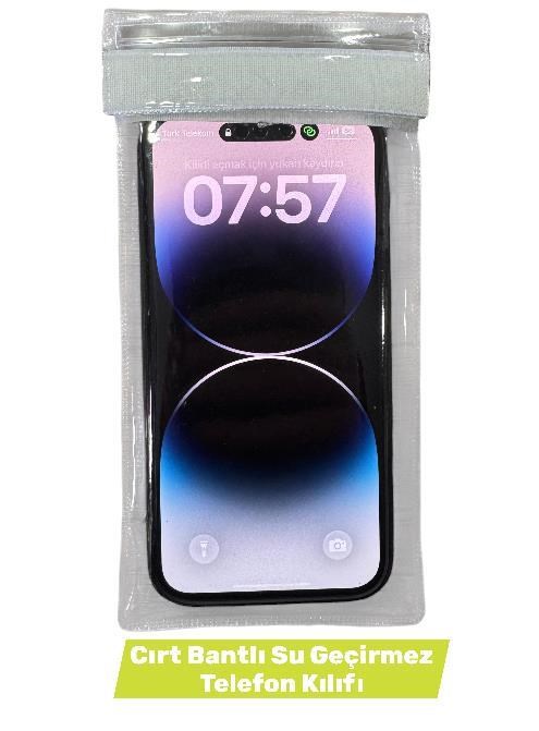 Telefon Kılıfı Su Geçirmez - Kilitli ve Cırtlı Kapak XL