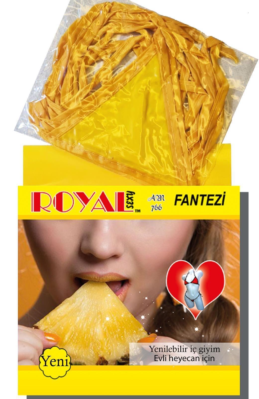 Aria's Closet Fantezi Tüketilebilen Yenilebilir Ananas Aromalı İç Çamaşırı Takımı