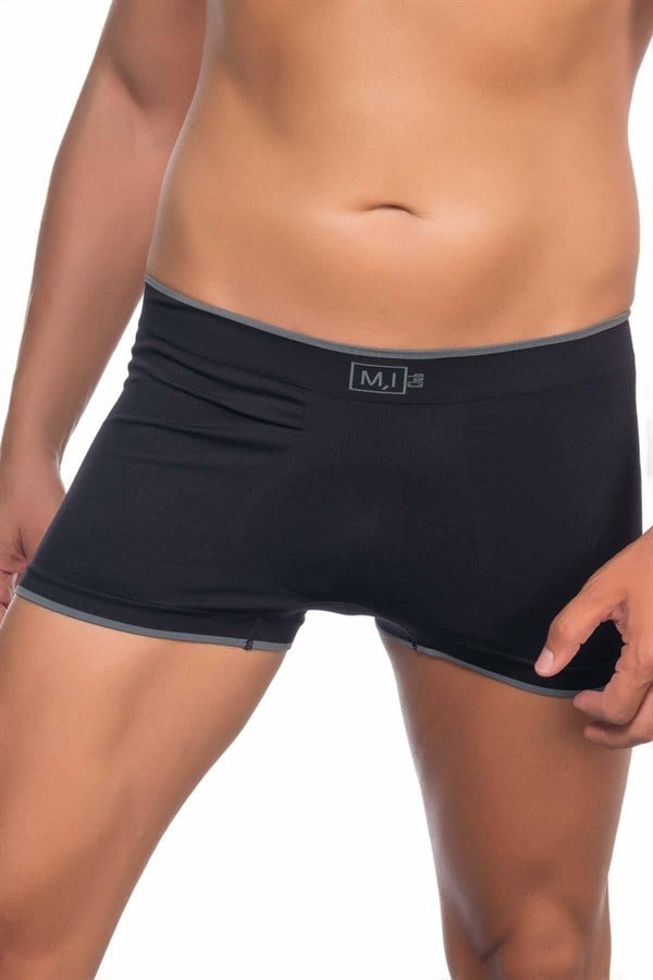 Arias Closet Siyah MI Emay 2103 Soft Erkek Boxer