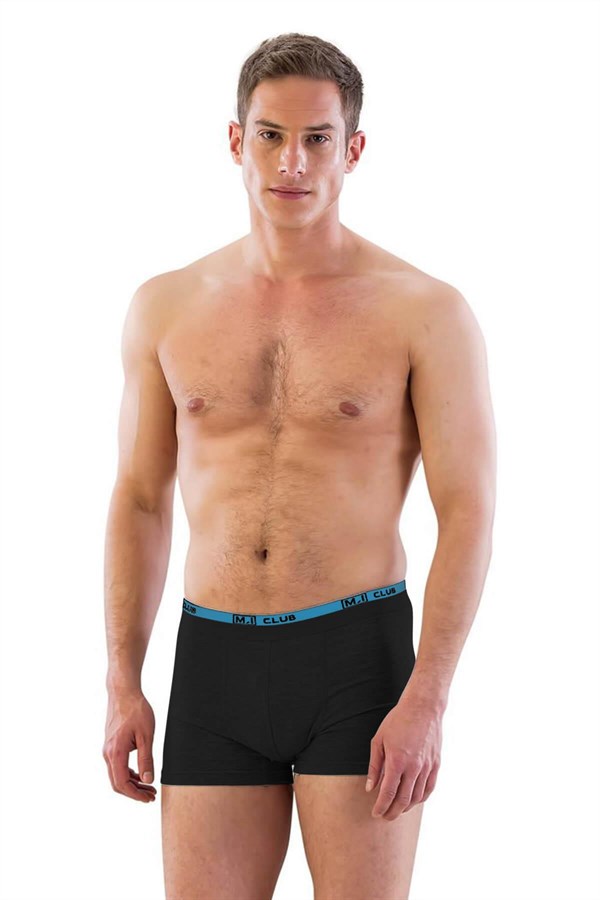 Arias Closet Siyah MI Emay 6950 Erkek Boxer