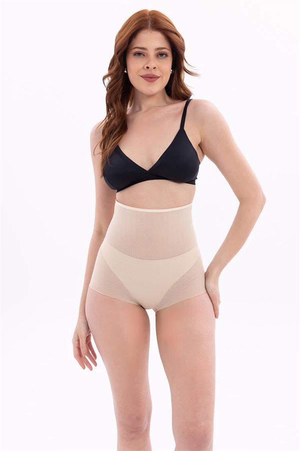Arias Closet Ten MI EMAY 2706 Lazer Tül Toparlayıcı Slip Hayalet Korse