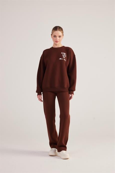 Gaslighting Sweatshirt Kahve