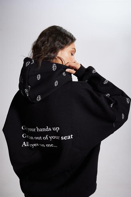 Markano Eye Sweatshirt Siyah