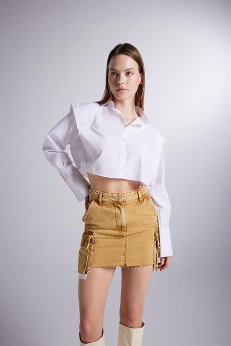 Markano Rusted Jean Etek Camel