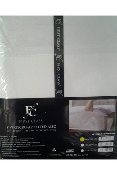 Fırsat Class Fıtted Sıvı Geçirmez Çift Kişilik Yatak Alezi Lastikli Çarşaf Modeli 160x220 30 cm