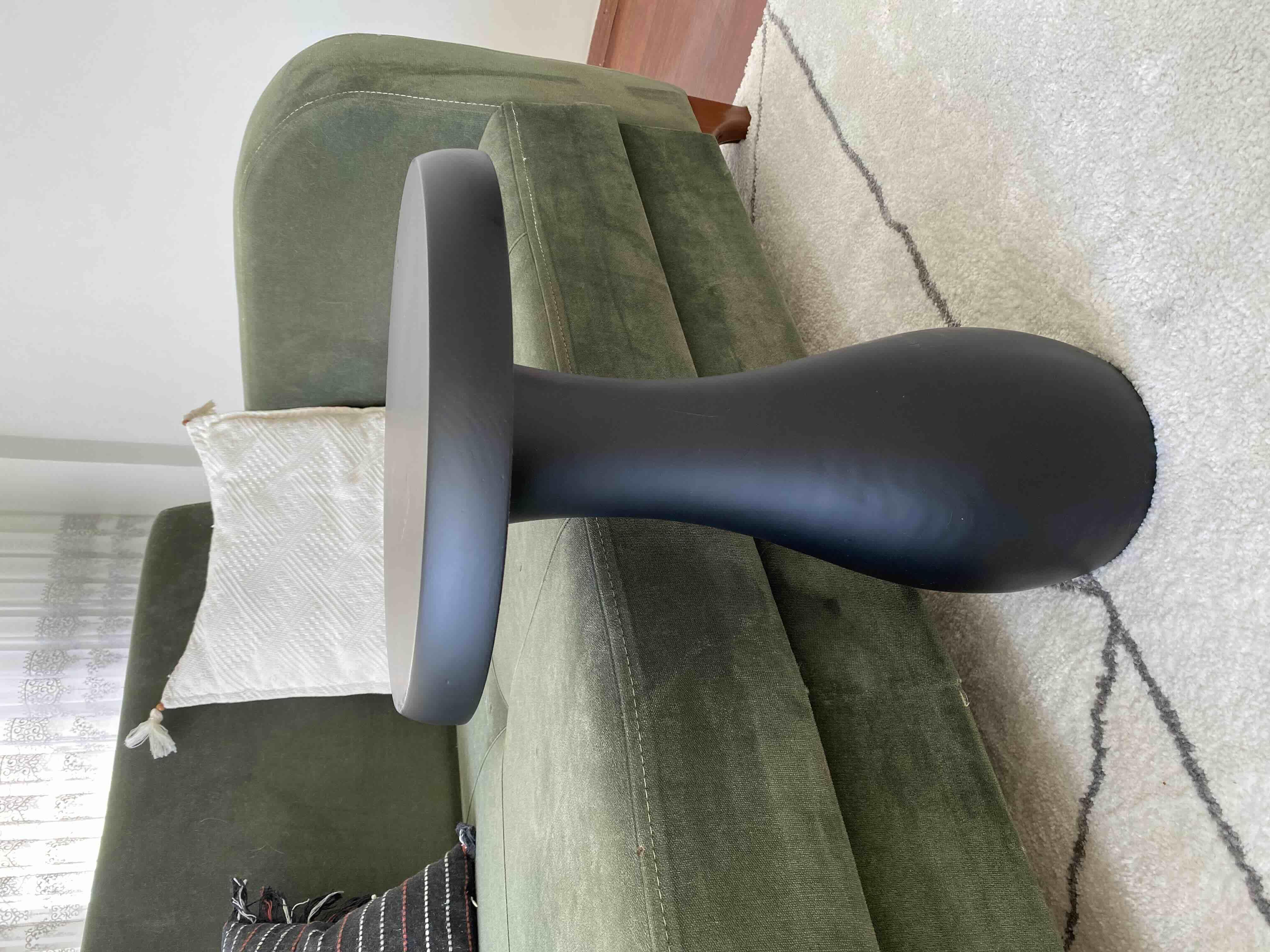 Vazo Mantar Sehpa Siyah 48 Cm