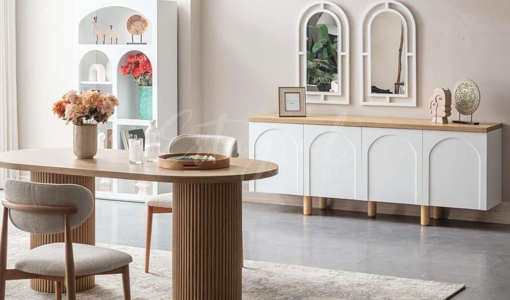 SİENA BEYAZ KONSOL AYNASI