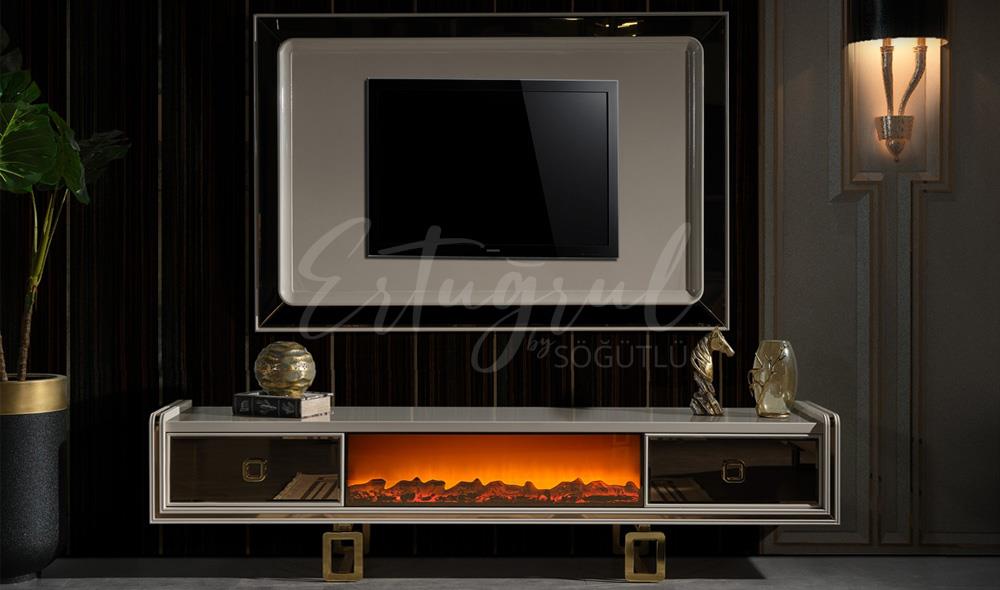 CLASS TV ÜNİTE ŞÖMİNELİ