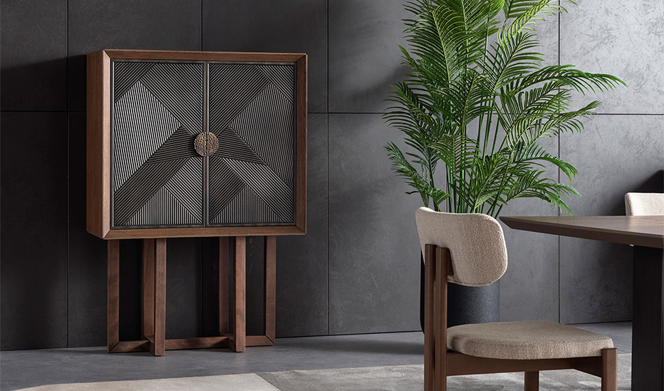 CROSS CEVİZ  VİTRİN