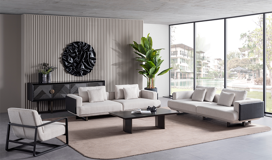 CROSS SİYAH ORTA SEHPA 