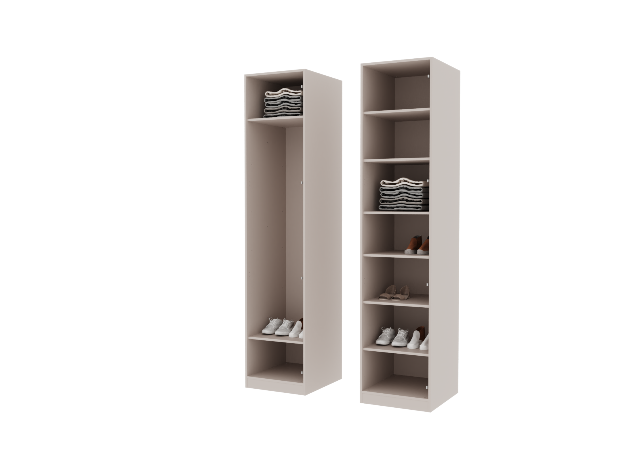 KAŞMİR MODÜLER DOLAP 50CM (BOYALI KAPAKLI)