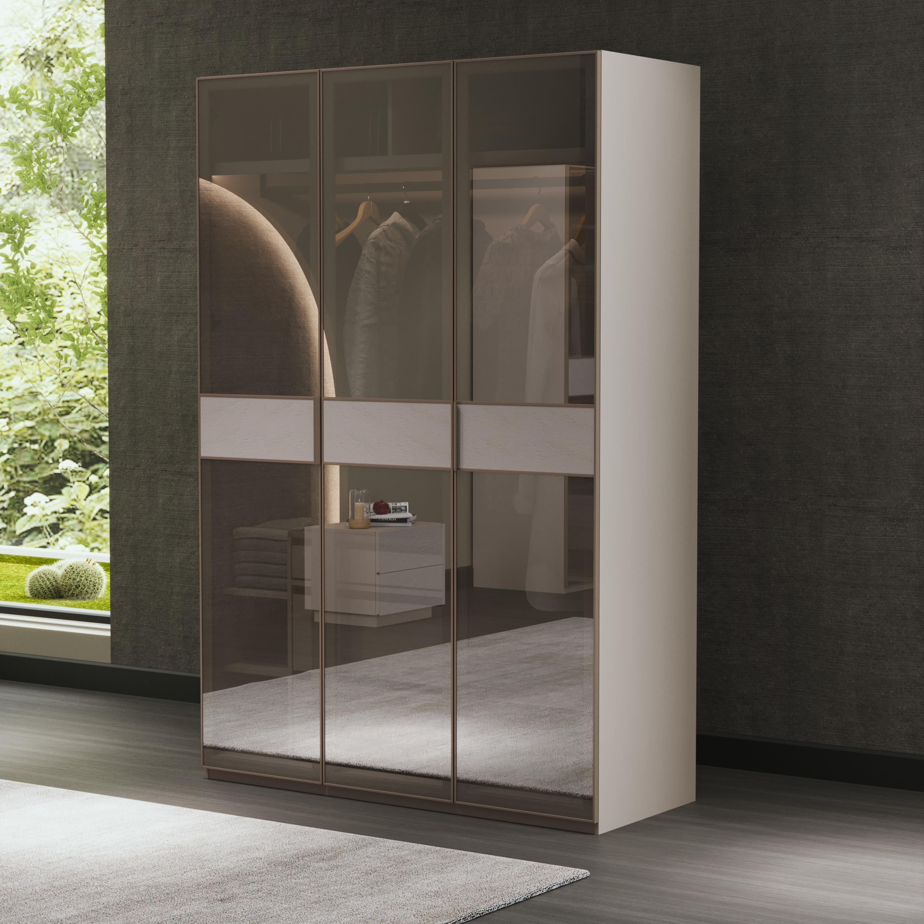 KAŞMİR MODÜLER DOLAP EK MODÜL 150 CM AKORDİYON KAPAK 