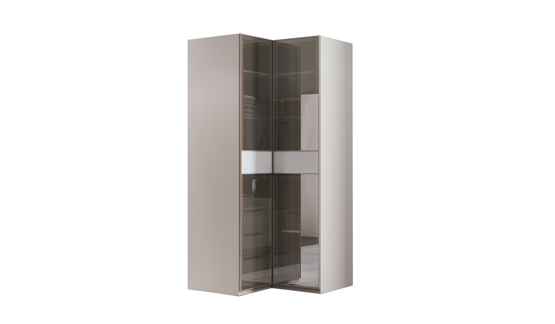 KAŞMİR MODÜLER KÖŞE DOLAP 2 KAPAKLI