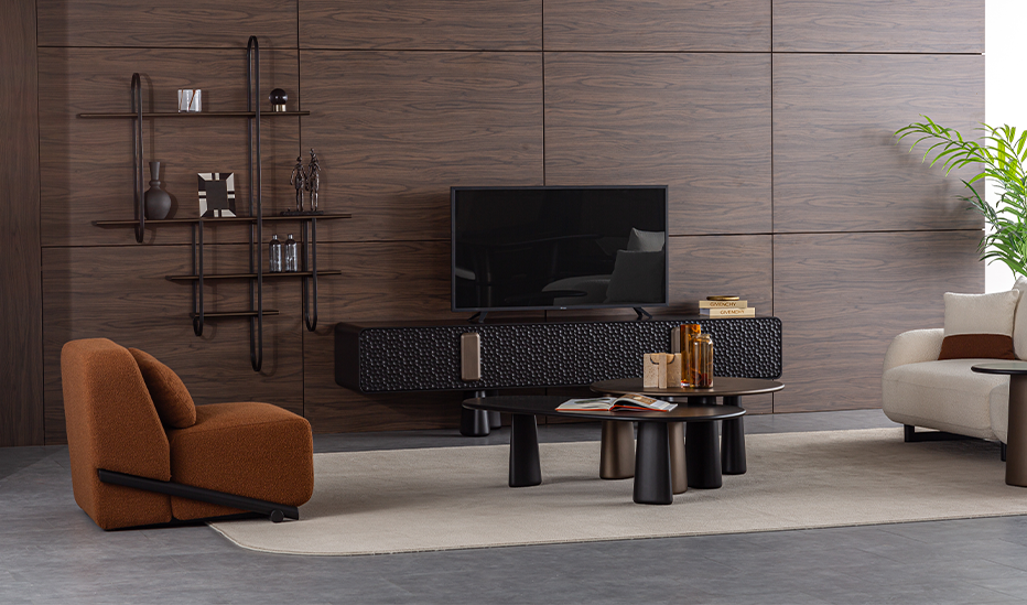 KLEİN TV ÜNİTESİ RAF SETİ 