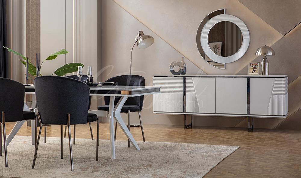 KRİSTAL KONSOL + AYNA