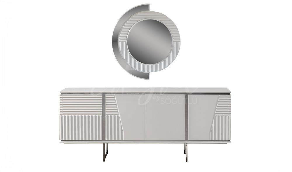 KRİSTAL KONSOL + AYNA