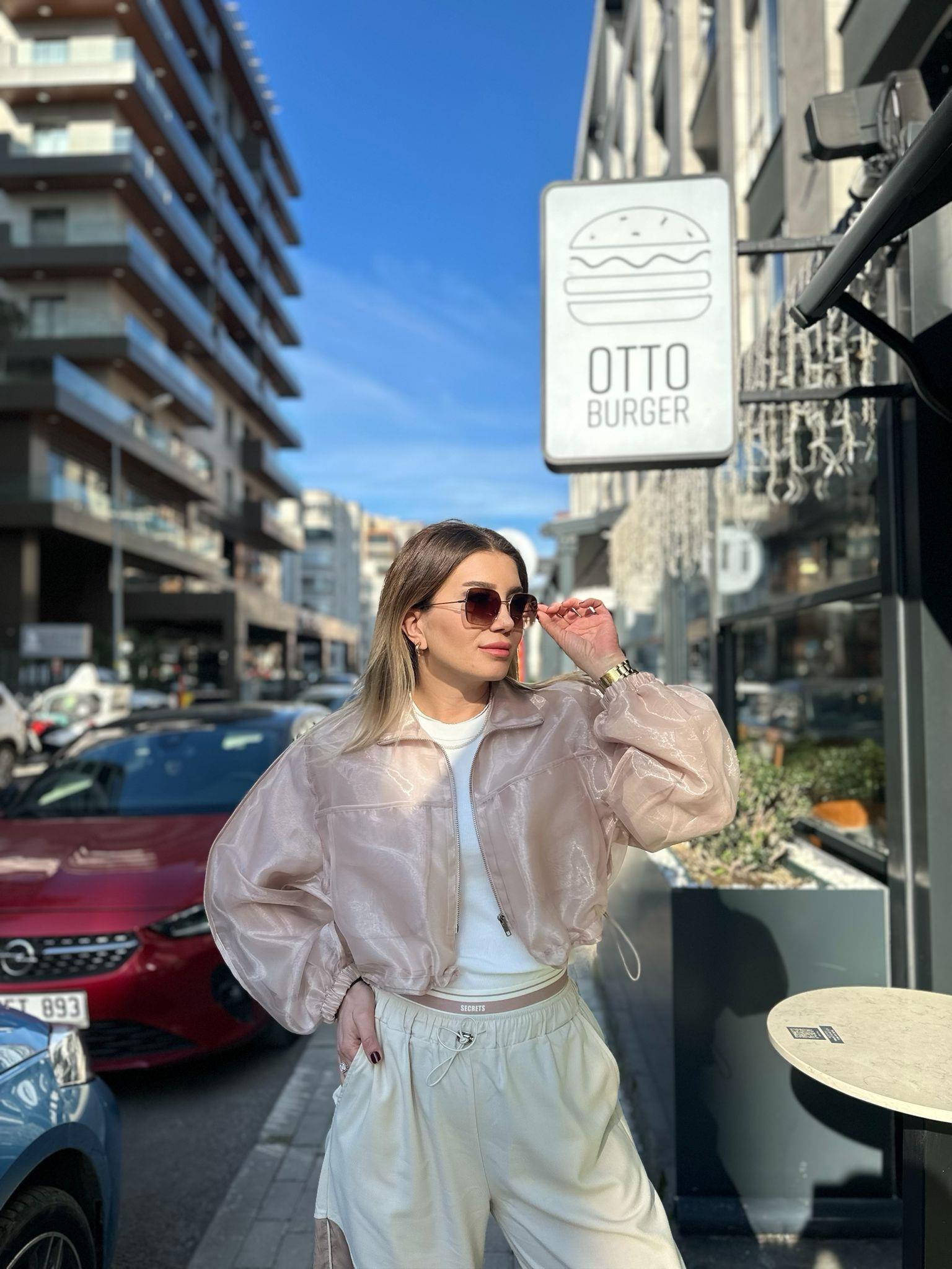 Astarlı Tül Ceket