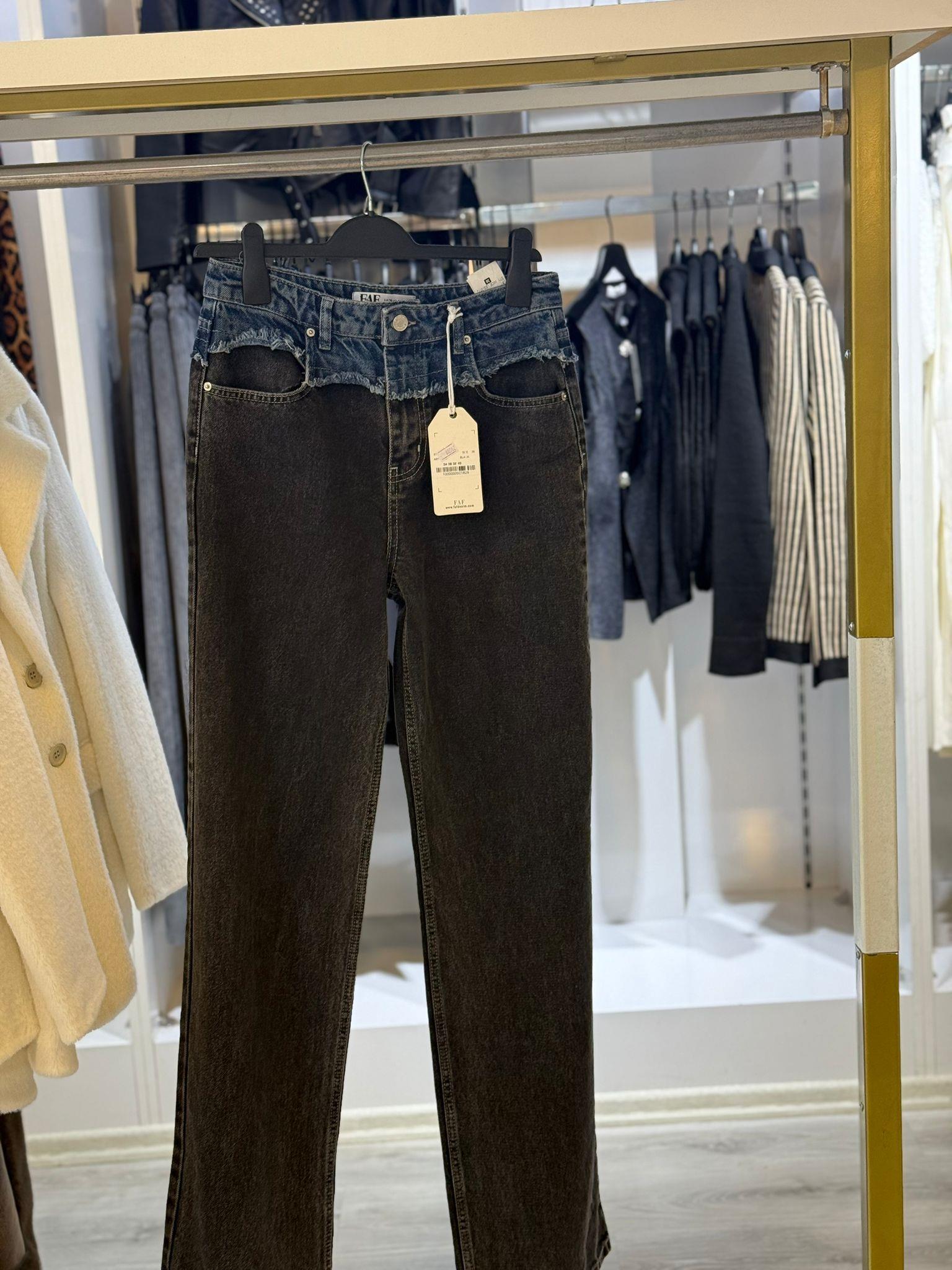 Bel Detay Kot Pantolon