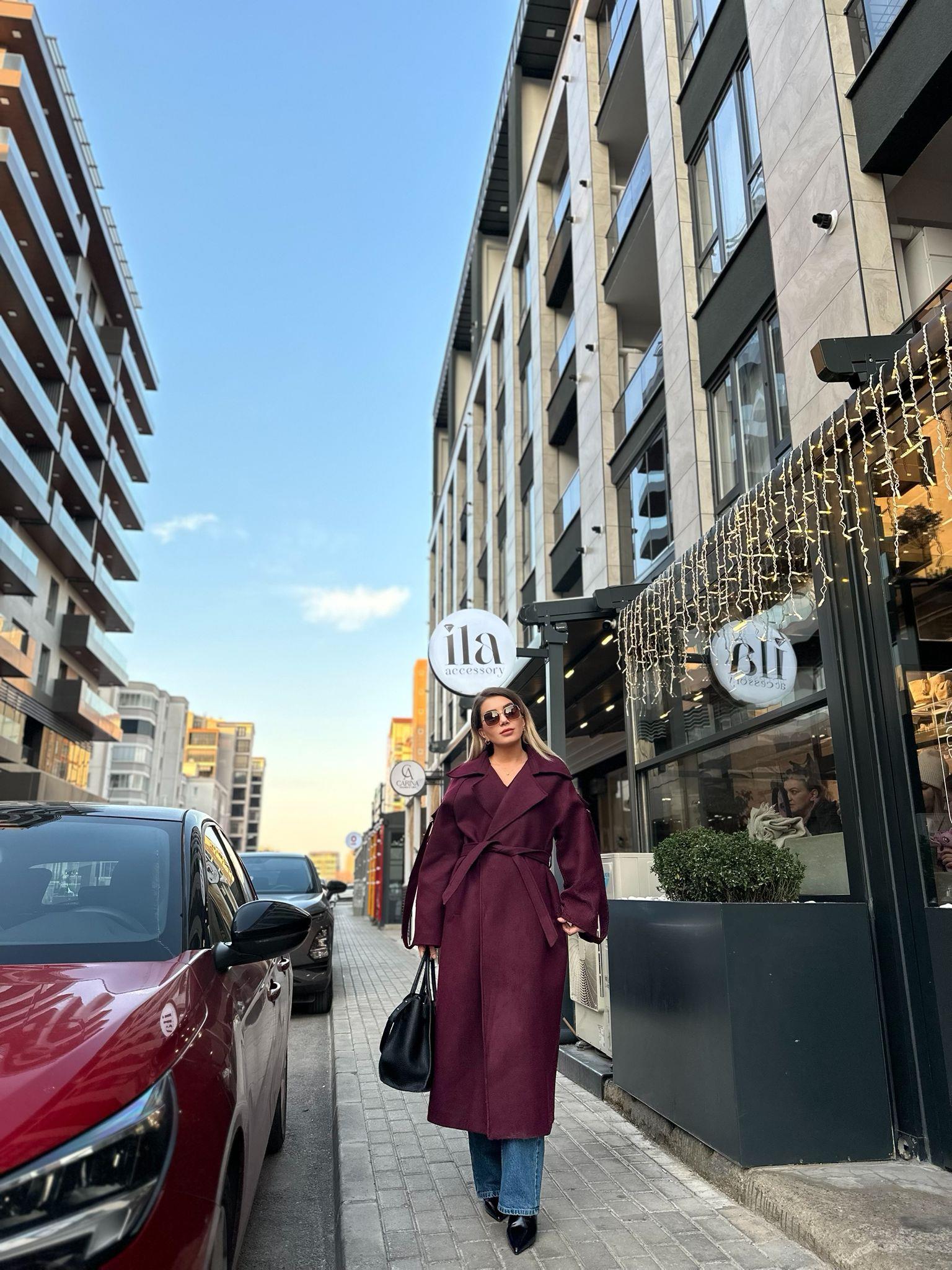 Bordo Kemerli Kaban