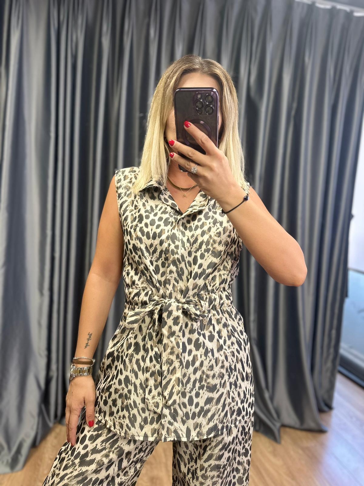 Leopar Yelekli Takım