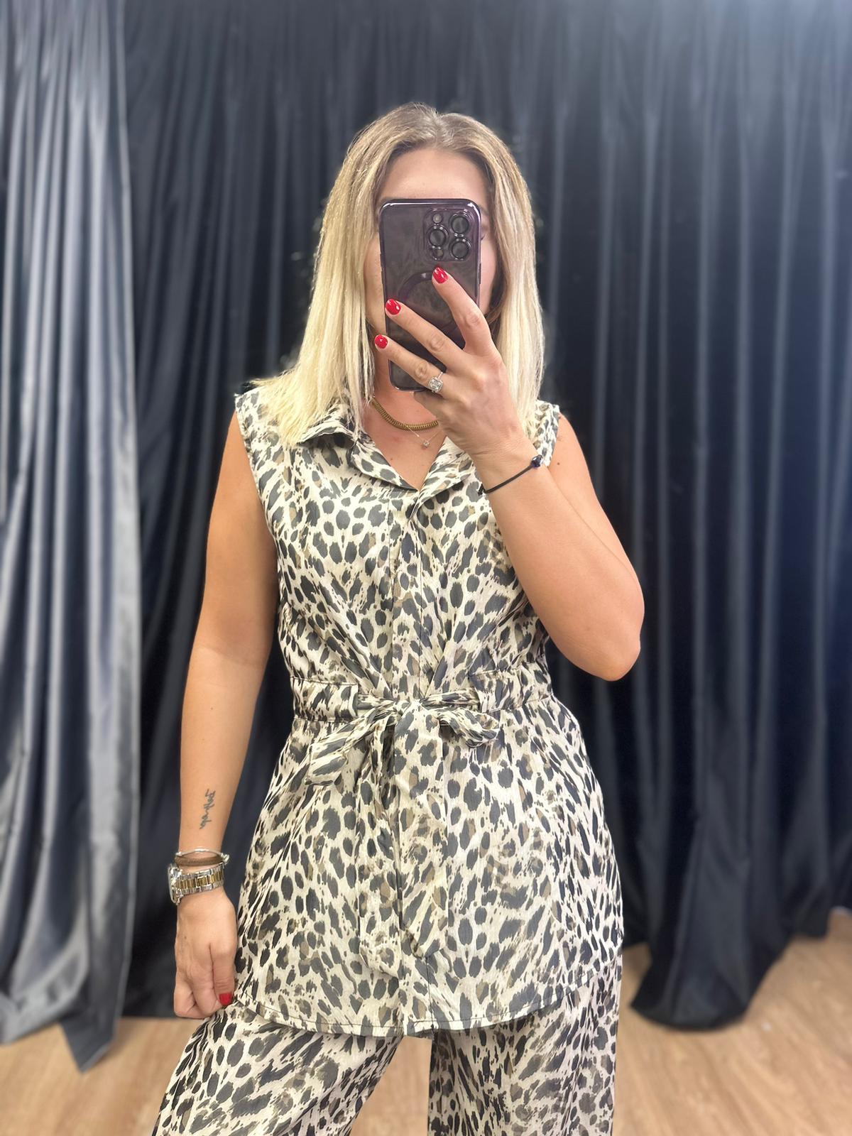 Leopar Yelekli Takım