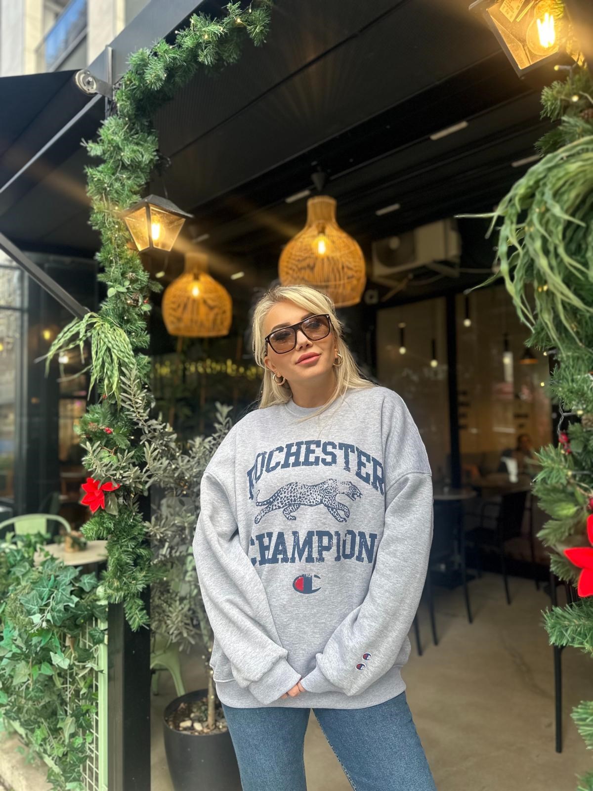 Orj Marka Üç İplik Sweatshirt