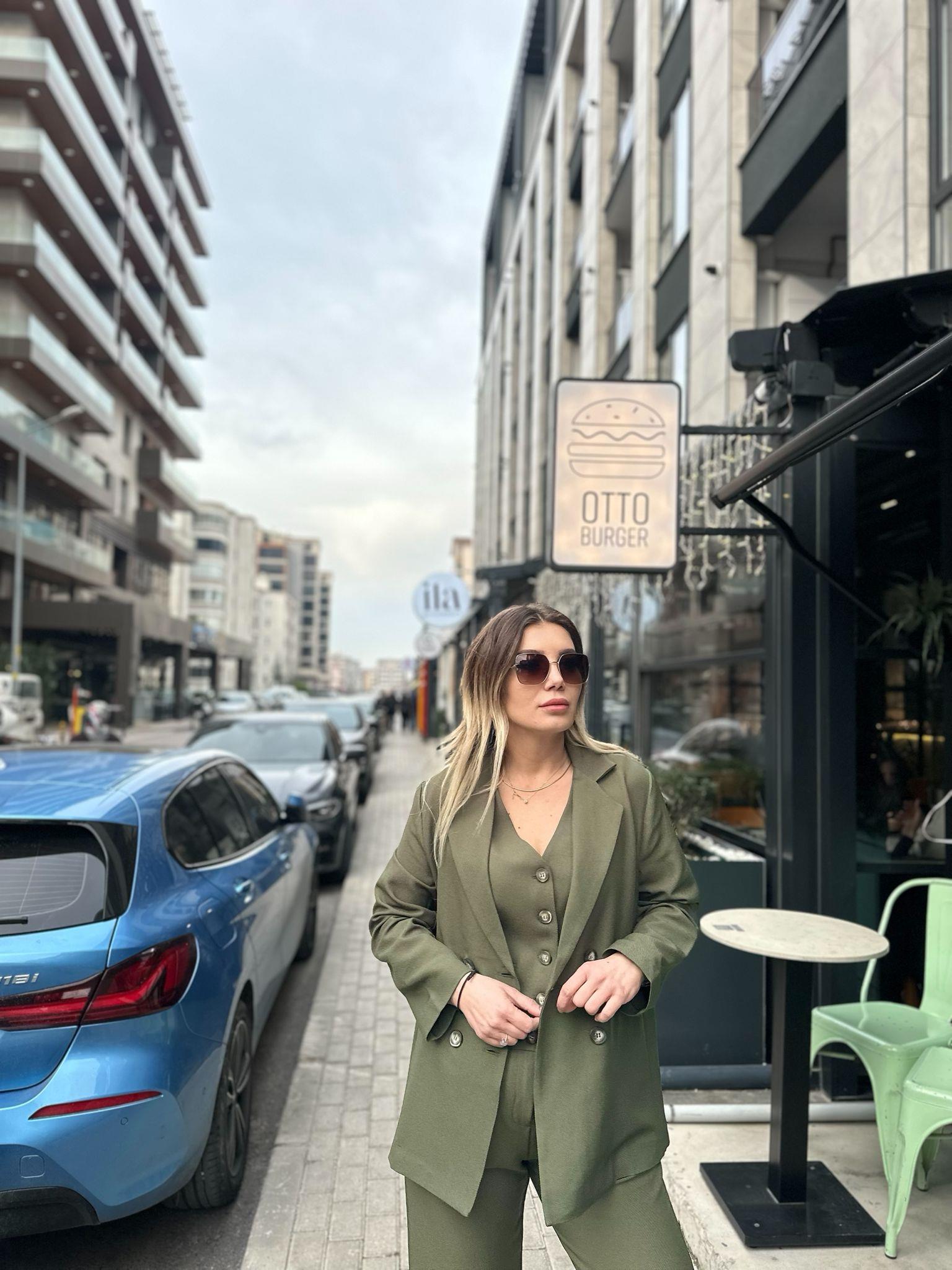 Yeşil Blazer Ceket