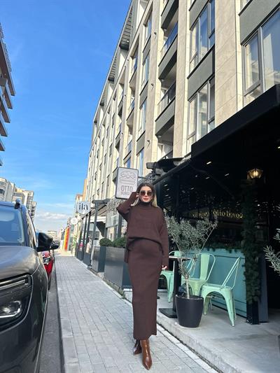 Acı Kahve Triko Takım