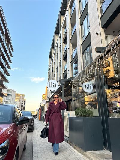 Bordo Kemerli Kaban