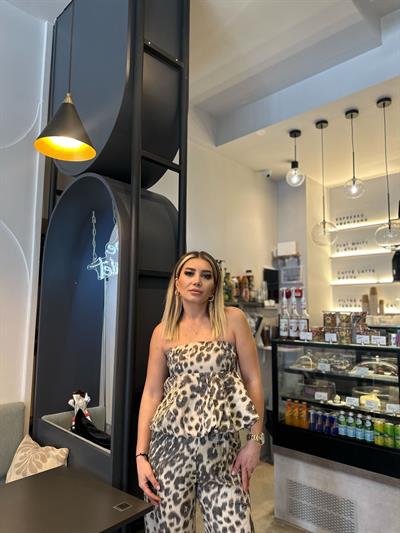 Leopar Straplez Saten Takım