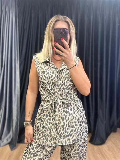 Leopar Yelekli Takım