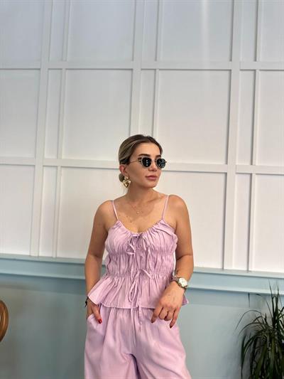 Lila Askılı Takım
