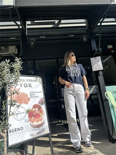 Orj Marka Beyaz Palazzo Denim