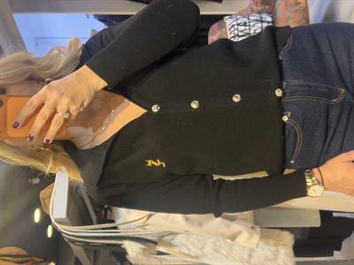 Orj Marka İthal Örme Triko Siyah
