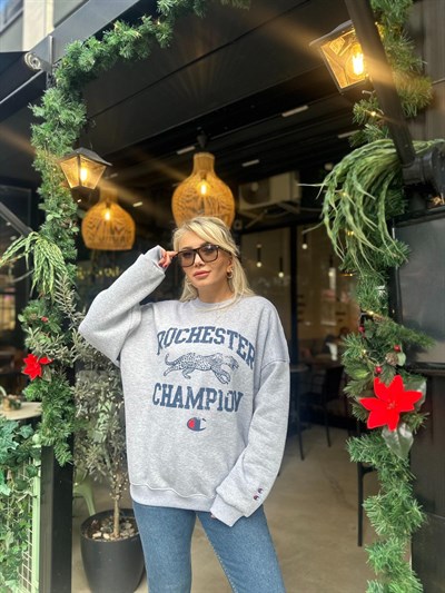Orj Marka Üç İplik Sweatshirt