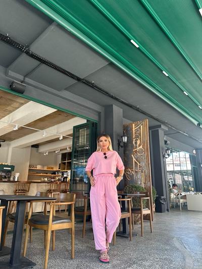 Pembe Eşofman Takımı
