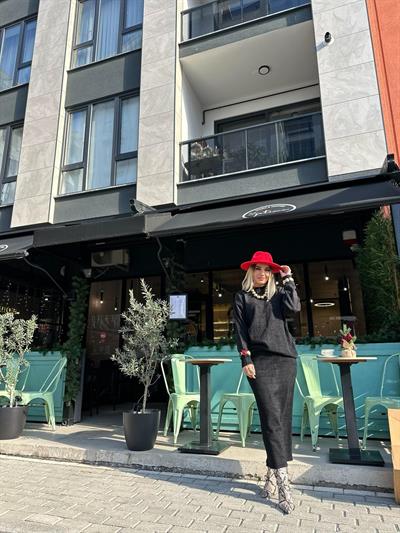 Siyah Örme Takım