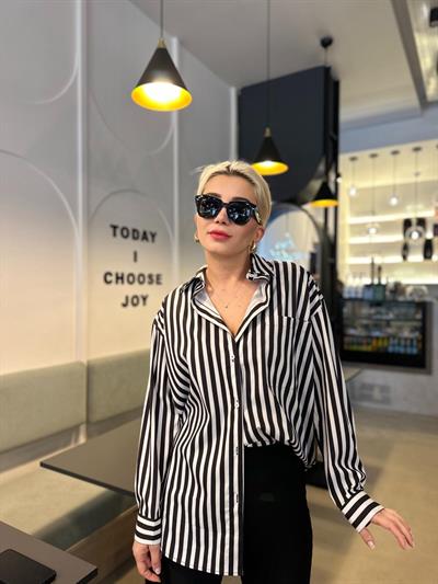 Zebra Desen Gömlek