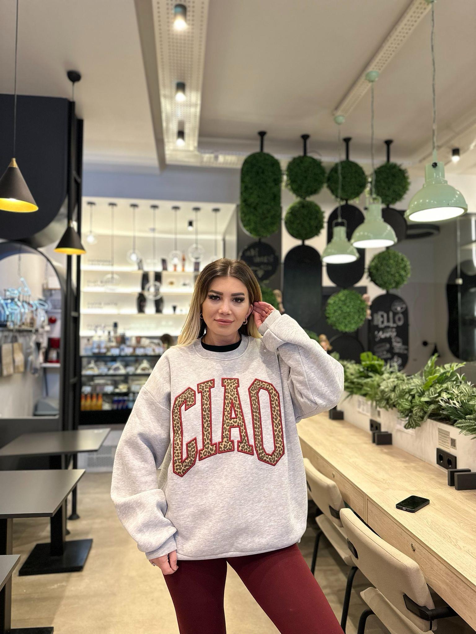 Ciao Leopar Sweatshirt