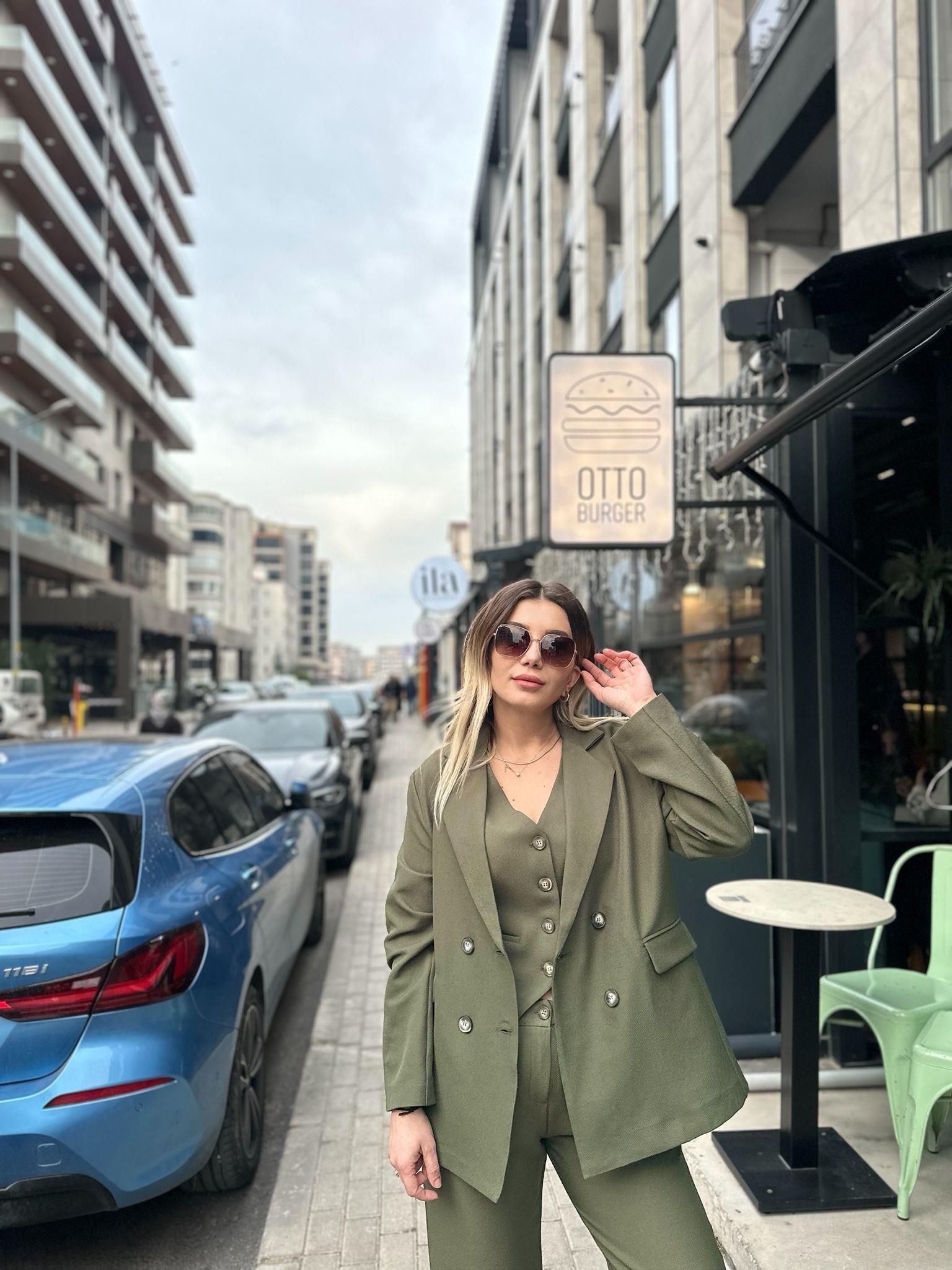 Yeşil Blazer Ceket