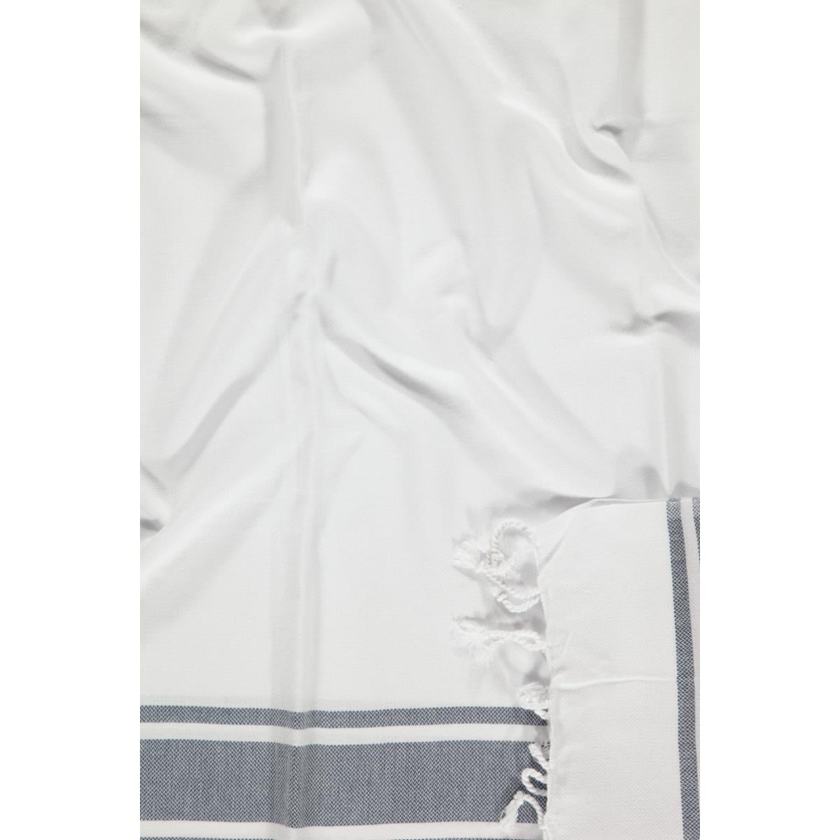 Arya Peshtemal White - Navy