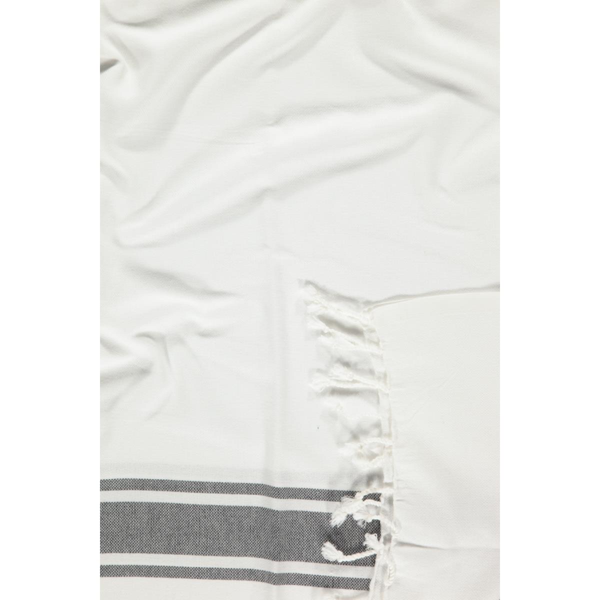 Arya Peshtemal White - Black