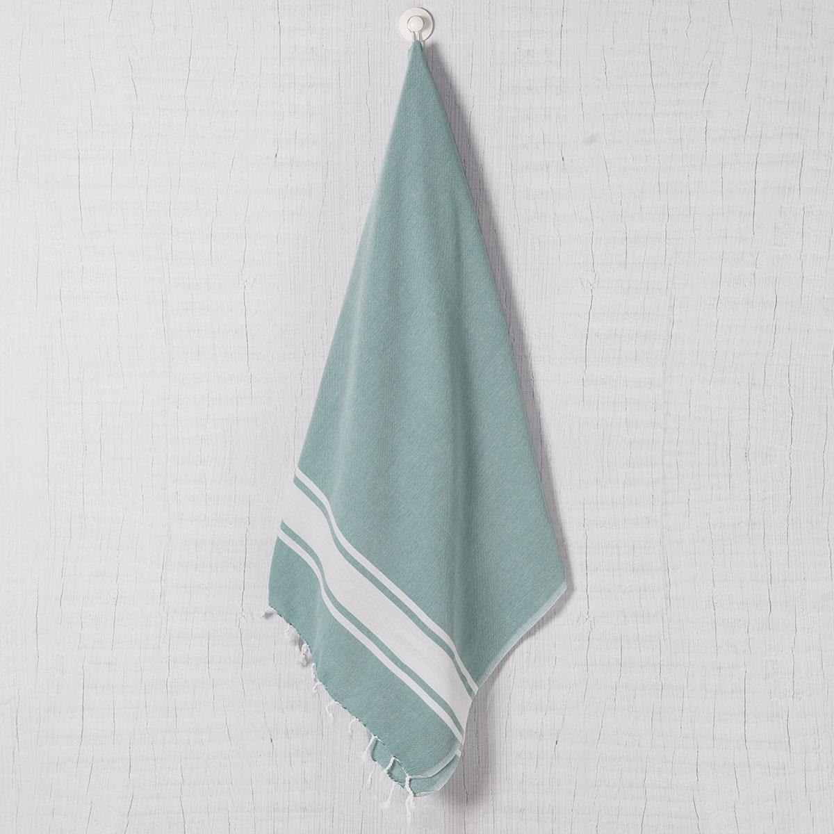 Arya Peshtemal Fanfare Green