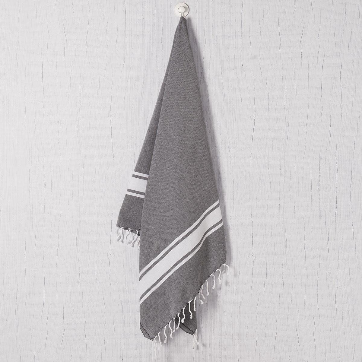 Arya Peshtemal Dark Grey
